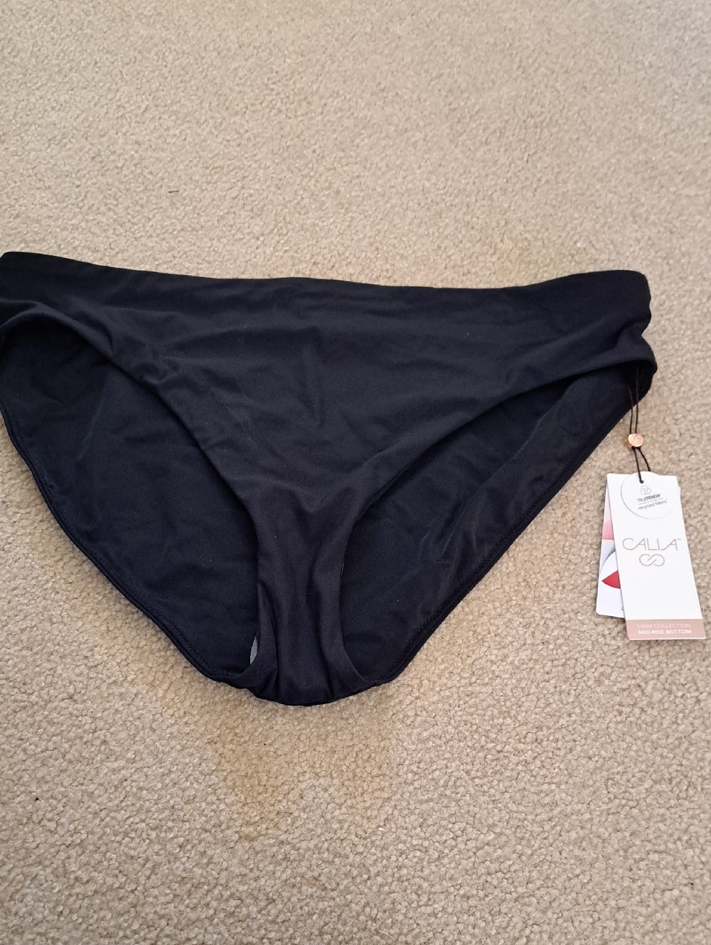 CALIA by Carrie Underwood Black Bikini Bottom